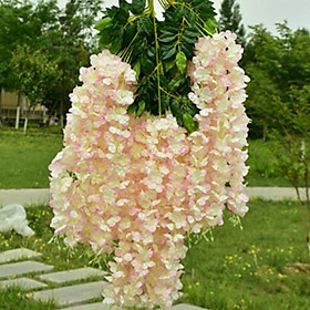 Mua Hoa Giả Tử Đằng Cao Cấp Chiều Dài Cành Hoa 1m1 - 1 Cụm 3 Nhánh dùng trang trí nhà cửa/ sân vườn cực đẹp