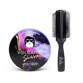 Sáp Vuốt Tóc Apestomen Volcanic Clay V4 + Lược Bán Nguyệt