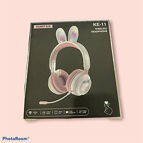 Mua Tai Nghe Mèo KE-11 Bluetooth Bản VIP  Headphone Tai Mèo Dễ Thương Có Mic Âm Bass Mạnh Mẽ
