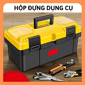 Hộp Đựng Dụng Cụ Đồ Nghề Đa Năng ToolBox 14 Inch - Giao màu ngẫu nhiên