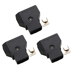 3pcs Male D-Tap Plug Adapter for DSLR Rig Power Cable V-mount Anton Battery