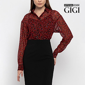 GIGI - Áo sơ mi nữ tay dài họa tiết hoa nữ tính G1108T221213