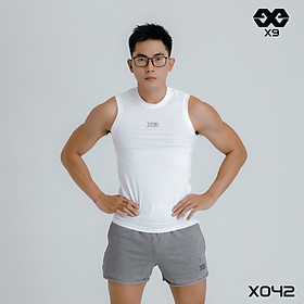 Áo Tanktop Nam Trơn SlimFit Ôm Body Tập Gym Thể Thao Poly Thun Lạnh Ba Lỗ 4 Chiều - X9 Sportswear - X042