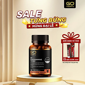 GO GLUCOSAMINE 1-A-DAY 1500mg 30 viên - Viên uống bổ xương khớp nhập khẩu chính hãng GO Healthy New Zealand