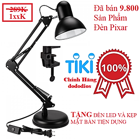 Đèn Pixar, Đèn Bàn Học Chống Cận Thị, Đèn Đọc Sách LED, Đèn Làm Việc Bảo Vệ Mắt, đèn học để bàn, đèn học cho học sinh sinh viên, đèn trang trí decor - Hàng Chính Hãng dododios