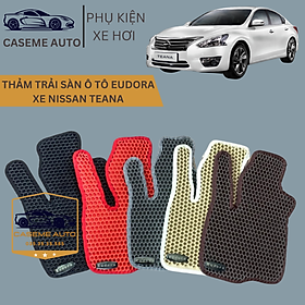 Thảm Trải Sàn, Lót Sàn Ô Tô Cao Su Eudora CloudFoam Thiết Kế Theo Xe Dành Cho Xe NISSAN TEANA, Chống Nước, Không Mùi, Ngăn Bụi Bẩn, Dễ Vệ Sinh - Hàng Chính Hãng