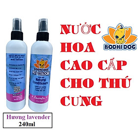 Nước hoa sữa tắm khô chó mèo Trị Ve Ghẻ, Bọ Chét, Rận Tai dạng xịt- Bodhi Dog
