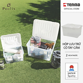 TENMA Hộp Nhựa Lưu Trữ Profix Case JAPAN QUALITY, Dung Tích 35L - 55L, Nắp có tay cầm, Có Khóa Gài