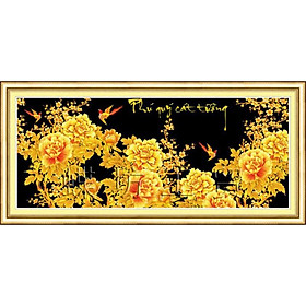 Mua Tranh thêu chữ thập Phú quý cát tường DLH-222564