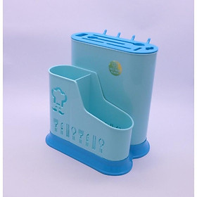 Mua Ống Đựng Đũa Thìa Có Móc Treo Đa Năng Kèm Khay Cắm Dao Kéo Tiện Lợi - MS2776