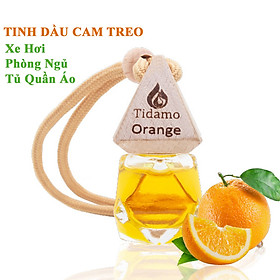 Hình ảnh Review Tinh Dầu CAM NGỌT Treo Xe Ô Tô, Treo Tủ Quần Áo, Treo Phòng Gia Đình - Tinh Dầu Cam Nguyên Chất TIDAMO Giúp Khử Mùi, Kháng Khuẩn Và Thư Giãn Tinh Thần