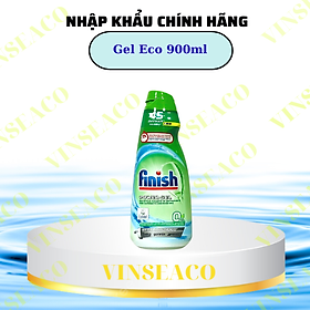 Gel rửa chén Finish Eco 0% 900ml