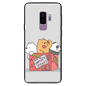 Ốp in cho Samsung Galaxy S9 Plus 3 Chú Gấu 2 - Hàng chính hãng