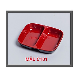 Mua Bộ 10 Chén Chấm Nhựa Melamine 2 Lớp Đỏ Đen nhiều mẫu