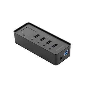 OImaster 4 cổng USB3.0 Hub tốc độ cao 5Gbps Hub sạc nhanh Hỗ trợ Windows / XP / Linux / Mac / Mix