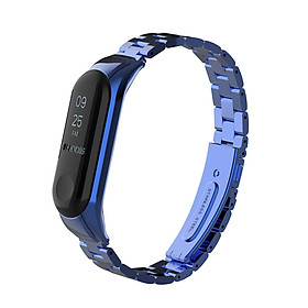 〖Follure〗Luxury Stainless Steel Wrist Strap Metal Wristband For Xiaomi Mi Band 3 Watch
