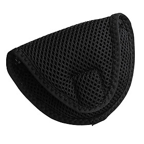 Lightweight Mallet Putter Head Cover Golf Headcover Protector Bag with Fastening Tape Golf Clubs Accessories Golfer Equipment