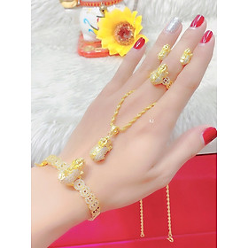 Bộ trang sức mạ vàng 18k