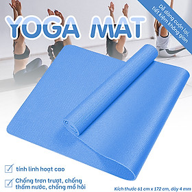 BG - Thảm Tập Yoga cao cấp TPE - 4MM , chống trượt, thảm Tập Gym và Yoga Chuyên Nghiệp