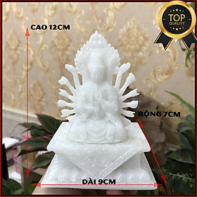 Mua Tượng đá phật bà quan âm nghìn mắt nghìn tay - đá non nước - cao 12cm