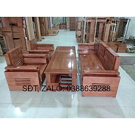 Bộ bàn ghế gỗ sồi Nga giá thật