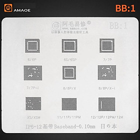 Mua Vỉ làm chân IC Baseband cho iPhone 6-12 Pro Max BB1 hãng AMAOE