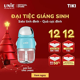 Mua Máy xay mini UMB02  lưỡi dao 3 tầng inox 304 cối thuỷ tinh cao cấp  xay đa năng công suất lớn  bảo hành 12 tháng-hàng chính hãng