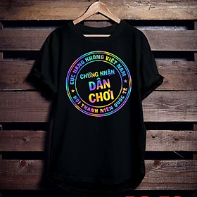 Áo thun TAY NGẮN phản quang 7 màu chứng nhận dân chơi