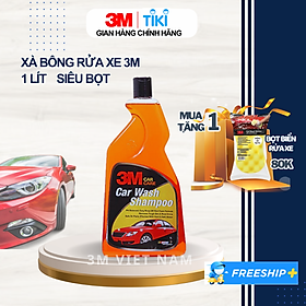 Hình ảnh NƯỚC RỬA XE BỌT TUYẾT ĐẬM ĐẶC - PH CÂN BẰNG - NHIỀU BỌT 3M CAR WASH SHAMPOO 1 LIT 305860