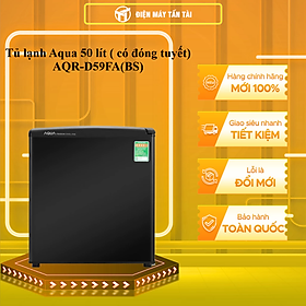 Mua Tủ lạnh Aqua 50 lít AQR-D59FA (BS) - Hàng Chính Hãng  Giao hàng toàn quốc 