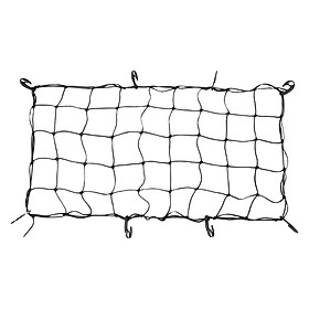 Cargo Net Mesh Organizer Net with 8 Hooks for Car Durable Spare Parts