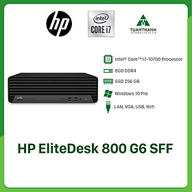Mua Máy tính để bàn - PC HP EliteDesk 800 G6 SFF ( 2H4D4PA )/8G/ 256G SSD/ Win 10 Pro - Hàng Chính Hãng