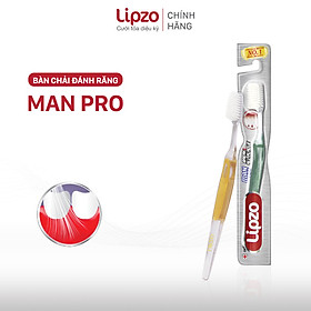 Bàn Chải Đánh Răng LIPZO Pro For Man Công Nghệ Lông Nở Kết Hợp Chỉ Tơ Nha Khoa Dành Cho Nam Giới Mem Răng Yếu