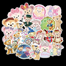 Sticker 36 miếng hình dán Teddy Bear - hàng nhập khẩu