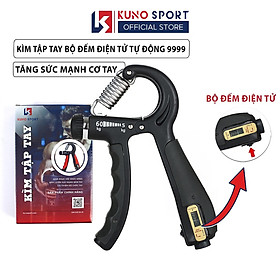 Kìm Bóp Tập Cơ Tay KUNO SPORT Bản Đếm Số Điện Tử Lực 5-60KG