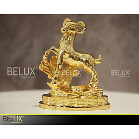 Mua Tượng linh vật Dê phong thủy dát vàng cao 12cm