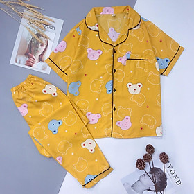 Bộ ngủ pijama tay ngắn quần dài siêu xinh