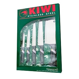 Bộ 5 dao Kiwi cán nhựa tiện lợi W5P