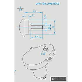 Động cơ giảm tốc RS-370 WRK-370SD 24V 340V/P 60mA kde2549
