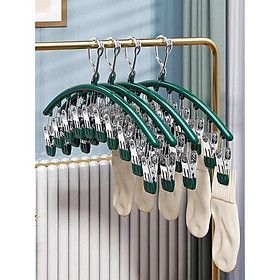 Mua Set 2 Móc Quần Áo 10 Kẹp Đa Năng