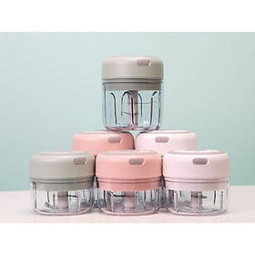 Mua Máy Xay Mini Cầm Tay Sạc Pin Đa Năng  Xay Tỏi Ớt  Thịt  Rau Củ Quả
