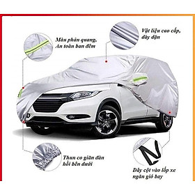 Bạt Phủ Ô Tô VINFAST FADIL, LUX A 2.0, LUX SA 2.0, Chất Liệu Bạt Tráng Nhôm 3 lớp, có phản quang