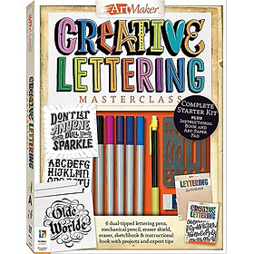 Hình ảnh sách Art Maker Creative Lettering Masterclass Kit (portrait)