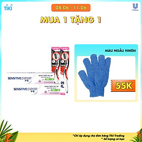 Combo 2 Kem Đánh Răng P/S Chuyên Gia Giảm Ê Buốt Thơm Mát (100g/tuýp) + Bàn Chải Đánh Răng Than Hoạt Tính Bộ 2