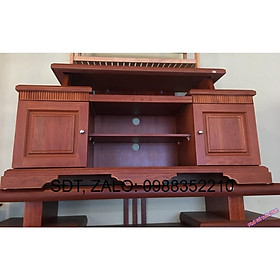 Mua Kệ tivi gỗ căm xe 1m4