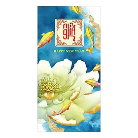 Xấp 10 Bao Lì Xì Chúc Mừng Năm Mới Mẫu Hoa Khai Phú Quý