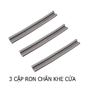 Combo 3 cặp thanh chắn khe cửa (ron chắn khe cửa) chống thoát hơi máy lạnh, máy điều hòa