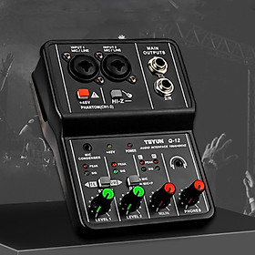Sound Card Audio Mixer Sound Board Console for Music Recording Party Streaming Live Sound