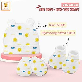 Nón/Mũ Sơ Sinh Babiboo Họa Tiết Xinh Xắn Cho Em Bé - BB83
