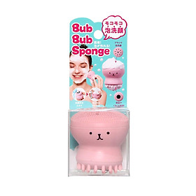 Dụng Cụ, Cọ Rửa Mặt Bạch Tuộc Cogit Bub Bub Sponge Pink, Silicon Mềm, Nhập Khẩu Nhật Bản